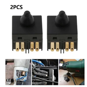 2pcs Replacement Push Button Switch For Angle Grinder GWS6-100 Polisher - Picture 1 of 7