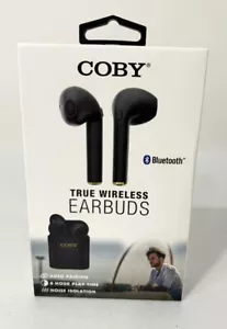Coby Bluetooth True Wireless Earbuds Black / New - Picture 1 of 3