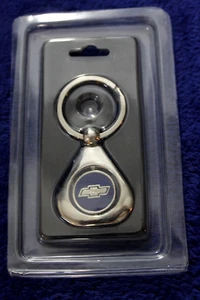 NIB Chevy Bowtie 2 Sided key Ring Key Chain Fob Accessory Truck Impala Chevelle - Picture 1 of 6