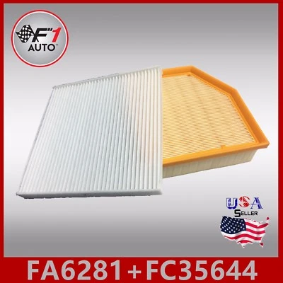 FA6281 FC35644 PREMIUM ENGINE & CABIN AIR FILTER for 2013-2016 DODGE DART Foto 1 de 4