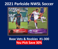 2021 Parkside NWSL Premier Soccer Base - Pick Your Card Complete Your Set 1-300