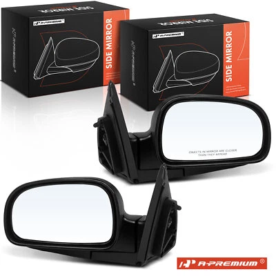 Espejo retrovisor eléctrico liso plegable manual 2 piezas para Hyundai Santa Fe 2001 2002 2003 Foto 1 de 4