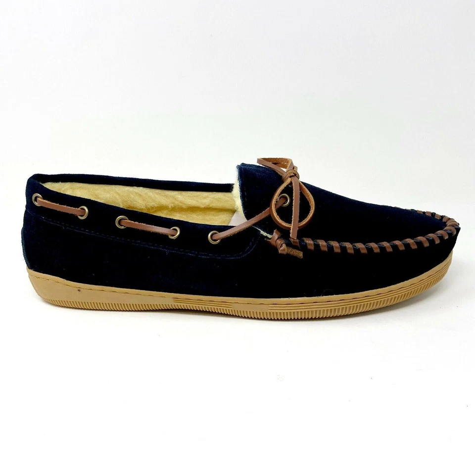 Zapatos informales sin cordones Tamarac by Slippers International Arizona azul marino para hombre talla 13 Foto 1 de 4
