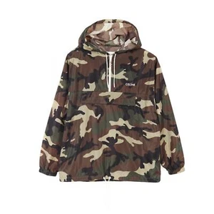 CELINE Mountain Hoodie #36 Jacke 2W388479N Nylon schwarz braun khaki gebraucht - Bild 1 von 7