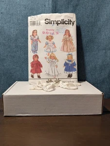 De colección 1998 Simplicity 8211 18" muñeca patrón de ropa para American Girl - SIN CORTAR - Imagen 1 de 24