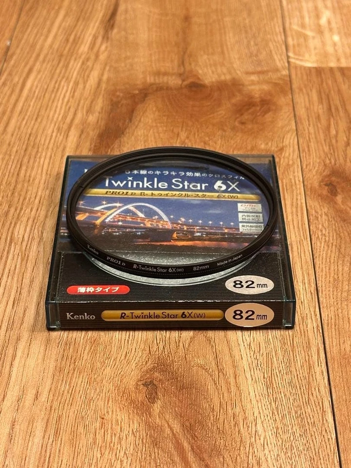 Kenko R-Twinkle Star 6X(w) 82mm Star Filter for Night & Stage Photography - Image 1 of 2