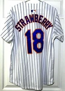 Camiseta deportiva de béisbol Nike para hombre mediana de los New York Mets local Darryl Strawberry 18 MLB - Imagen 1 de 9