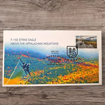 2025 首日封面 / FDC / 阿巴拉契亚小径邮票 / F-15E Strike Eagle / Jet  — 第 1/2 张图片