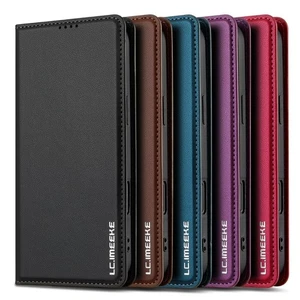 Flip Leather Wallet Magnetic Phone Case For iPhone 16 Plus 15 Pro 14 13 12 11 - Picture 1 of 45