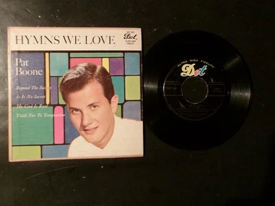 HYMNS WE LOVE Pat Boone 45 rpm EP record Dot DEP-1081 Foto 1 de 4