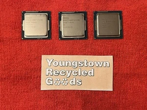 LOT OF 3 INTEL CORE i7-4790 CPUS SR1QF - Picture 1 of 7