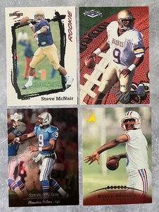 Steve McNair Rookie Lote (4) 1995 Pinnacle #210 Puntuación #248 Clásico #95 + 1996 UD - Imagen 1 de 2