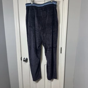 Pantaloni vintage Tommy Hilfiger etichetta rossa uomo 2XL XXL blu velluto logo rari - Foto 1 di 9
