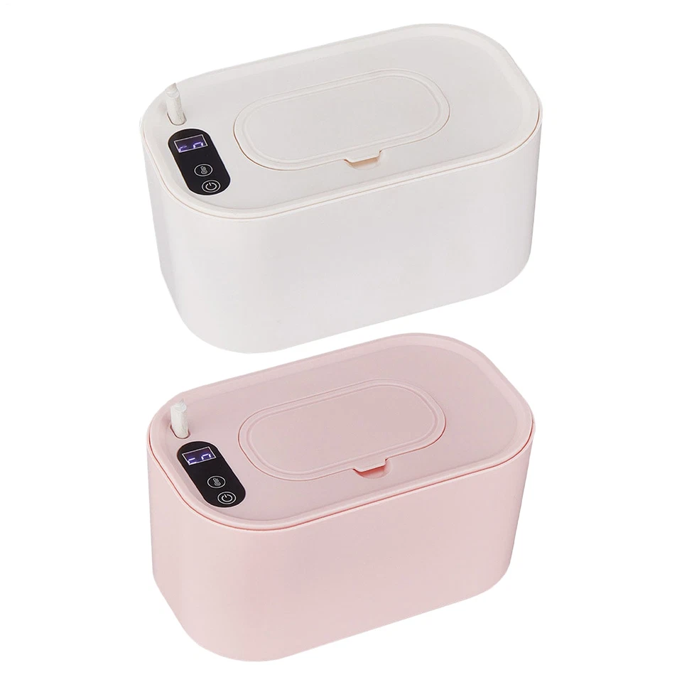 Dispensador de calentador de toallitas para bebé S1 - Control de temperatura digital ajustable USB Foto 1 de 4