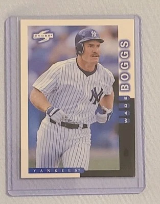 Score #221 Wade Boggs Mint Condition 1998/ NY YANKEES  - Image 1 of 2