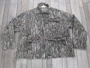 Vintage Red Head Real Tree Camo Hunting Cotton Shirt Jacket Size XL Made In USA  - Picture 1 of 10