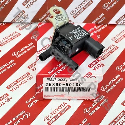 25860-50100 Genuine Toyota Tundra LS LX SC GS No.1 Vacuum Switching Valve OEM - Image 1 of 4