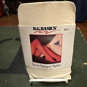 B.G. Basics Control Top blickdichte Strumpfhose Größe B neu USA NY, NY off weiß/cremefarben - Bild 1 von 4