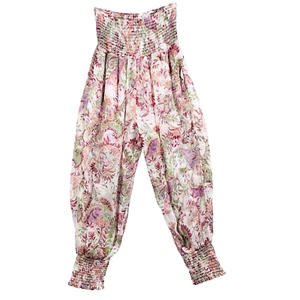 Misa Los Angeles Chiffon Harem Pant Size M Boho Hippie Whimsical Beach Fairy NWT - Picture 1 of 17
