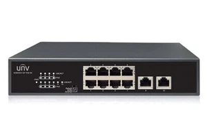 UNV / UNView  Ethernet 10 Port PoE Switch (8 POE + 2 UP Links ) - Afbeelding 1 van 3
