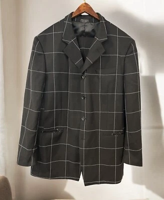 Traje Raspinni a Rayas Azules para Hombre 38R Foto 1 de 4