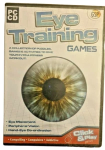 PC CD Augentrainingsspiele neu & versiegelt kostenloser Versand UK - Bild 1 von 3