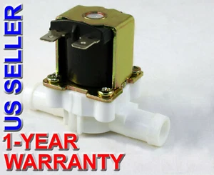 Manguera de púas de 1/2 pulgada 110V-120V CA plástico nailon válvula solenoide UN AÑO DE GARANTÍA - Imagen 1 de 8