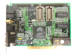 RARE VINTAGE OAK SPITFIRE OTI64111 2 MEG PCI VGA CARD VGA RCA SVID PORTS MXB118 - Picture 1 of 3