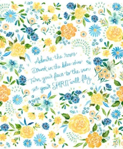 Moda SUNSHINE AND BLUE SKIES Cloud 39833 11 BTY Quilt Stoff von Create Joy - Bild 1 von 2