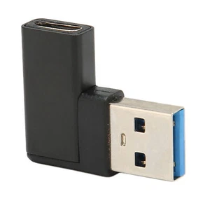 Rechteckiger Winkel USB Auf USB C Adapter 90 Grad Plug And Play USB 3.0 A Au TOS - Bild 1 von 22