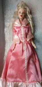 1991 Mattel Doll, Victorian, Pink Dress, Fixed Arms, Bending Legs. Loose - Picture 1 of 7