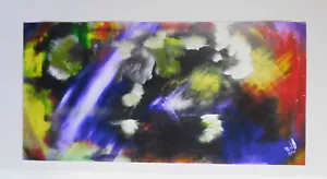 Abstract Galaxy Clouds Storm Original Giclée 1st Edition Print Art by Rain Crow - Picture 1 of 6