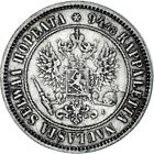 [#1173379] Moneta, Finlandia, Aleksander III, Markka, 1890, Helsinki, EF, srebro, KM: