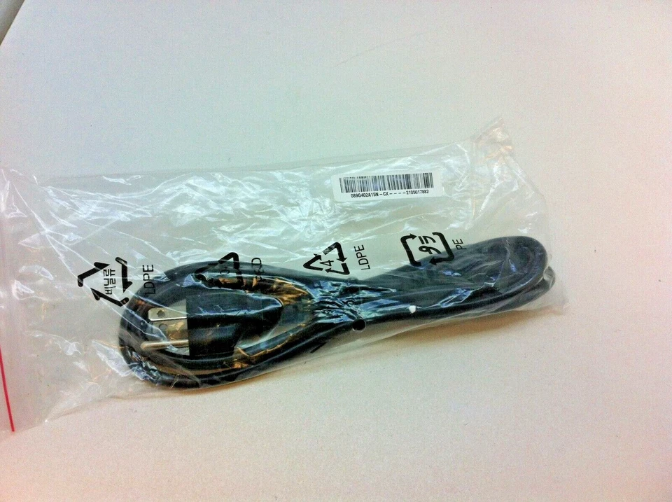 Benq ViewSonic Monitor 5 ft AC Power Cord 3 Prong - Original New - 089G402A15N 4 - Image 1 of 1