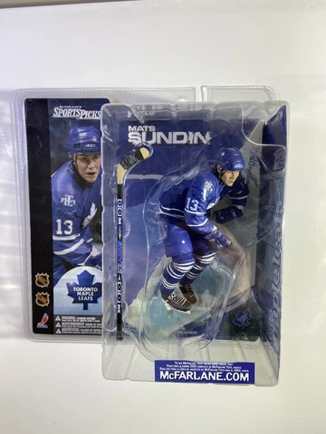 Mats Sundin in Blue Jersey Toronto Maple Leafs NHL McFarlane Series 1 Figure Cover