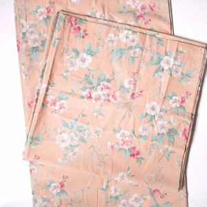 Set of 2 Floral Handmade Curtain Panels 82" Long w/ Rod Pockets Cottagecore - Picture 1 of 7