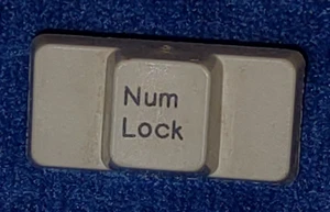 IBM Model F Keyboard REPLACEMENT KEY (NUM LOCK) Vintage original - Picture 1 of 2