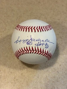 Reggie Jackson signed OML baseball w/ HOF 93 ** Beckett ** - Picture 1 of 2