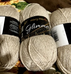 Mary Maxim Mushroom Glimmer 3.5 ounce skeins - Picture 1 of 3