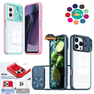 Funda protectora de lente de cámara deslizable a prueba de golpes híbrida para Apple iPhone 16 Pro - Imagen 1 de 35