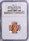 1960 DOUBLE CURVED CLIPS Lincoln Error NGC MS65RD - A High Grade ERROR