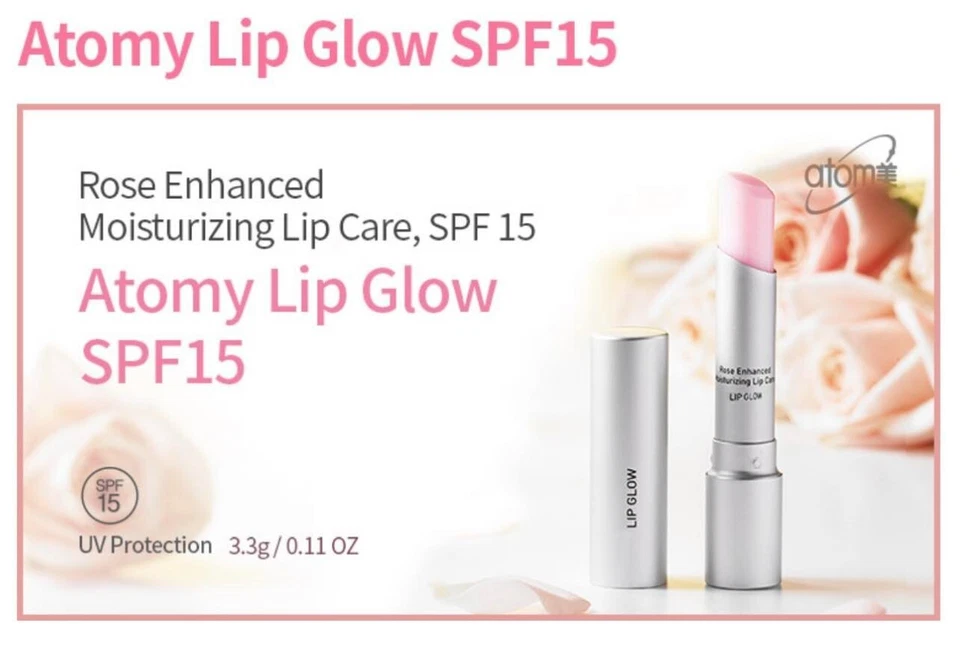 Korean Atomy Lip Glow SPF 15 Sunscreen lip balm Color changing Lipstick - Image 1 of 4