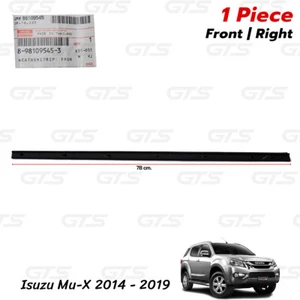 Vorne Lh Innenwetterleiste Türgurt für Isuzu Mu-X SUV 2WD 4WD 2014 2019 - Bild 1 von 10
