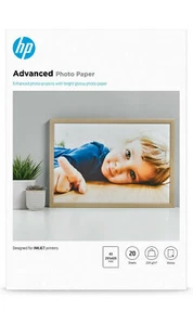 Papier Fotografie Inkjet HP ADVANCED 20 Blätter A3 Glossy 250 Gramm - Bild 1 von 1