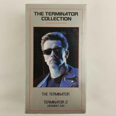 The Terminator 1 & 2 Collection VHS Tapes 2-Tape Box Set Factory Sealed NEW  - Image 1 of 4