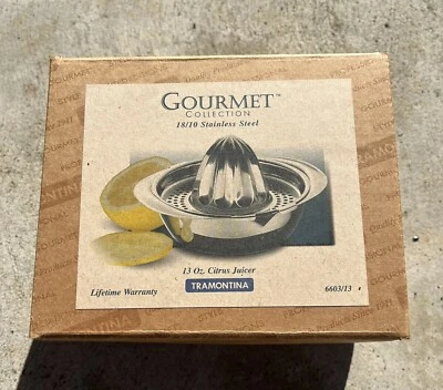 Новый в коробке Tramontina 6603/13 цитрусовых соковыжималка для гурманов, 13 унций - Изображение 1 из 2