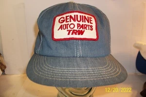 Sombrero Snapback Vintage Genuino Auto Parts TRW sombrero lona - Imagen 1 de 5
