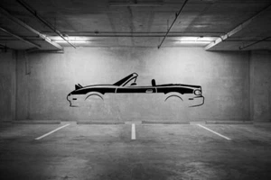 Silhoutte of a Miata Garage Wall Decals - Picture 1 of 1