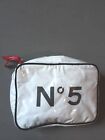 Chanel N° 5 Travel Makeup Beauty Gift  Bag Case Pouch White 