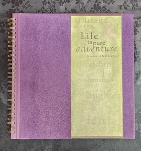 Hallmark Maya Angelou Journal "Life Is Pure Adventure" Never Used - Picture 1 of 9